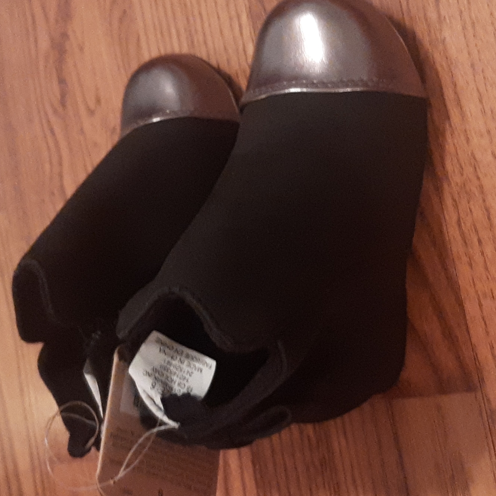 NEW black boots little girl size 6